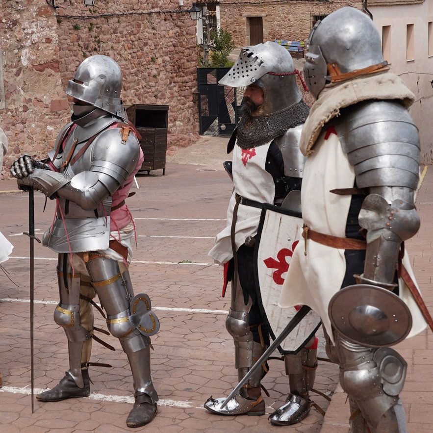 ElBaronJack's tweet photo. I TROBADA INTERNACIONAL D’ORDRES MILITARS MEDIEVALS - I Encuentro Internacional de Órdenes Militares Medievales - Septiembre 2025 
 
En colaboración con Aurart y Medievalis.  

#medieval #armadura #armour #armor #reenactment #recreaciónhistórica #knight #caballeros https://t.co/WNiS4Kd3pI