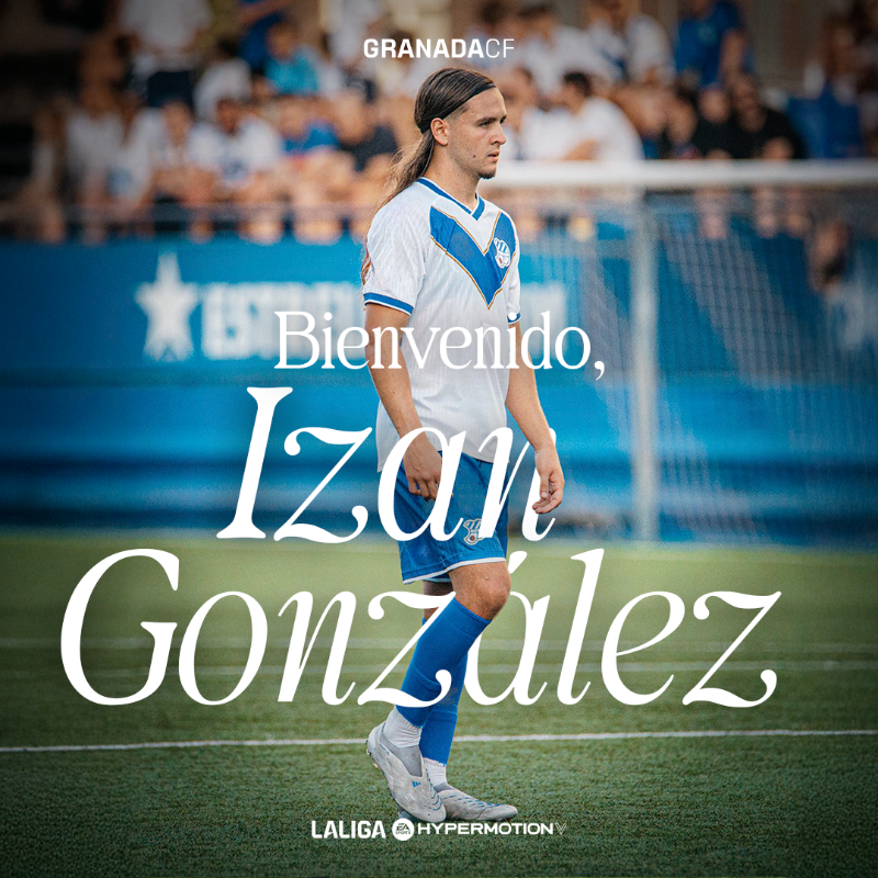 GranadaCF's tweet photo. ✍🏼 𝐎𝐟𝐢𝐜𝐢𝐚𝐥: Izan González, nuevo jugador del Granada CF

#IzanNazarí