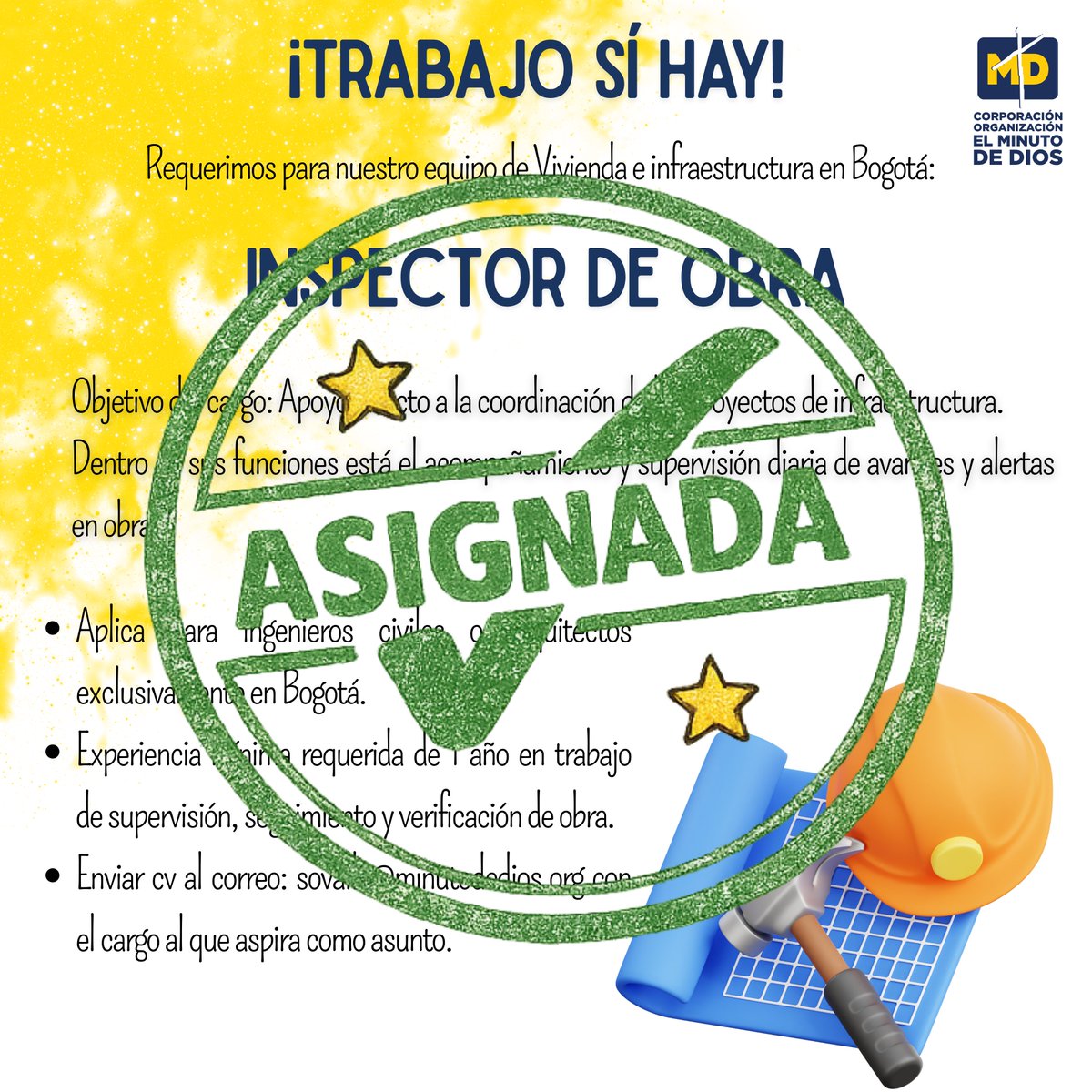 Corporación Organización El Minuto de Dios tweet media