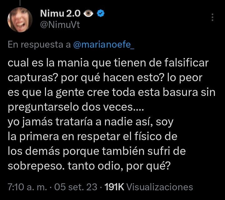 Nimu le dijo FEO a gloglo XD, según ella son factos y ahora dice que es humor, yo puedo decir que eres una perra de mierda y decir que es humor, pero lo irónico es que antes decías que nunca te meterías con el físico de los demás ya que antes eras una gorda
#emikukis #Glogloking
