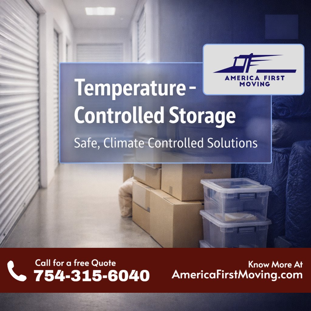 TheMovingServFL's tweet image. Closing delay or gap between move-out &amp;amp; move-in? 🏠 temperature-controlled storage helps with storage during move timelines—climate controlled storage as a secure storage option for long-distance move storage gaps. 

Licensed, Bonded &amp;amp; Insured. 754-315-6040 #AmericaFirstMoving