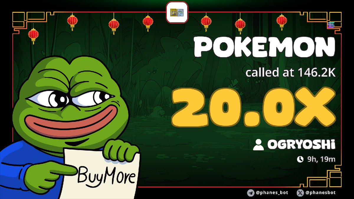 OGRyoshi's tweet image. Gold &amp;amp; Silver $POKEMON 🔥 update

Pokemon touch new ath and have a solid volume now. Floor is holding and chary keep rising. 

Hit a clean #20x now for VIP entry while #7x since I drop it here. 

5a7Hks6Rp7PavnpXFyWRuGWSK2nsQcD4aGs7rWPJpump

dexscreener.com/solana/3jWThWJ…