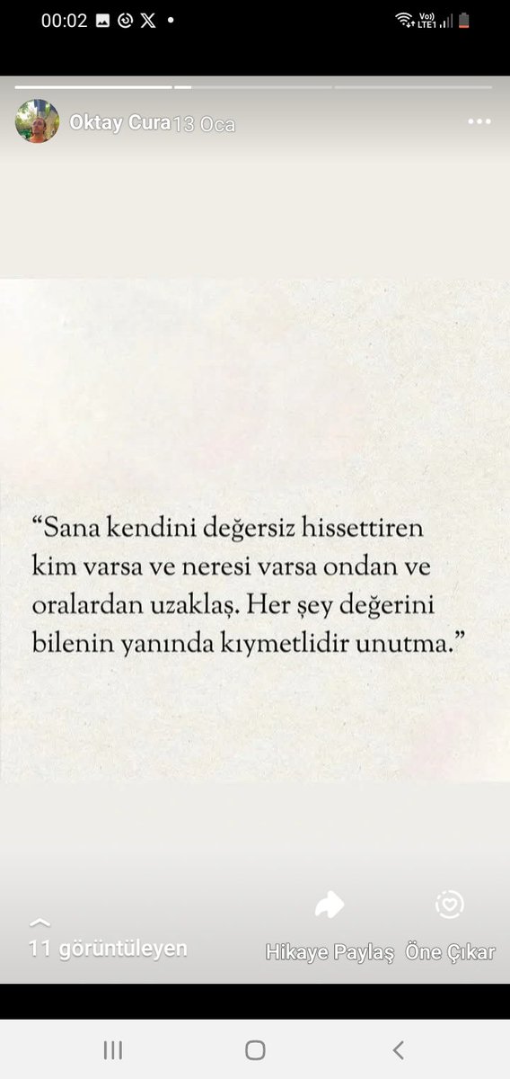 Biraz geç öğrendim bunu :(