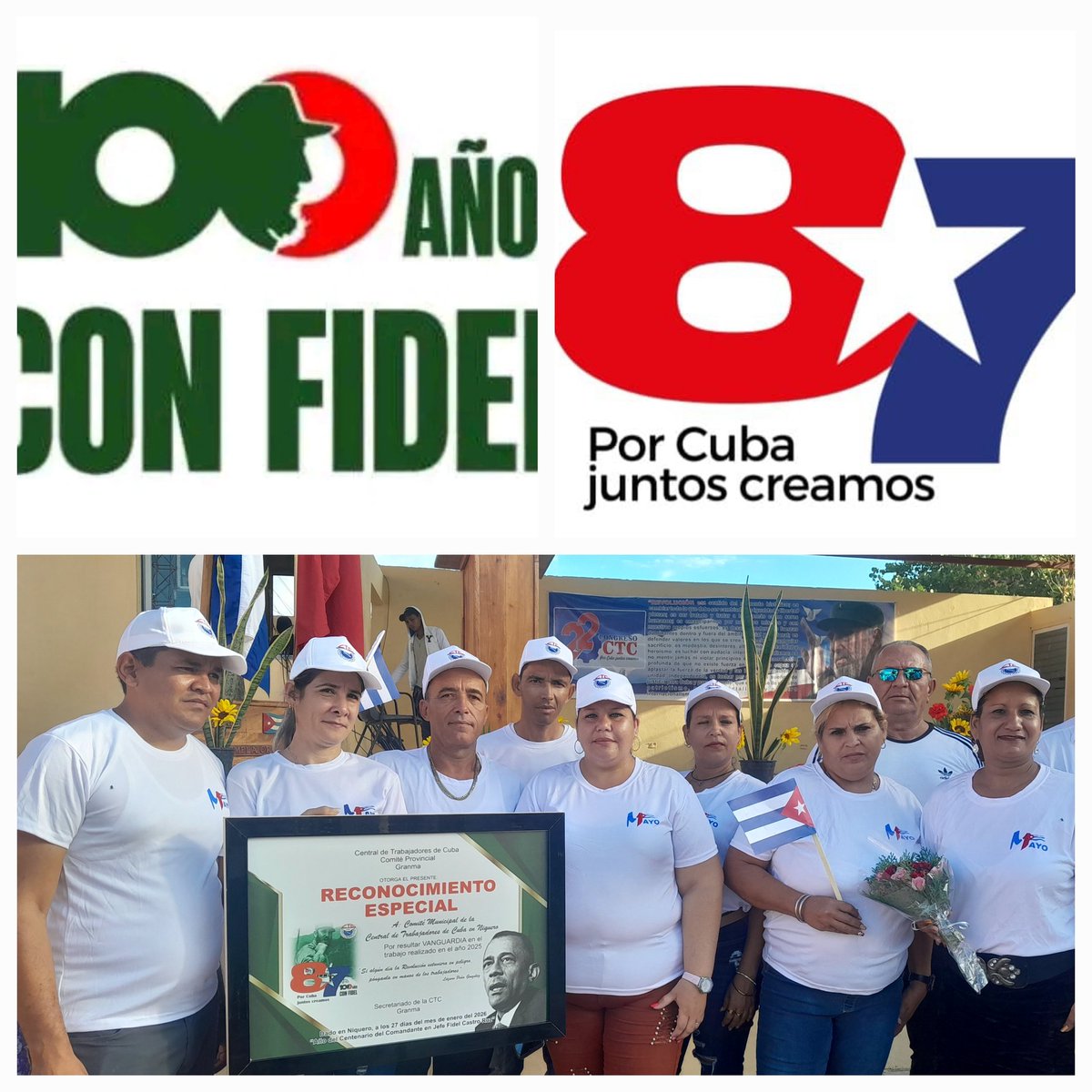 #CTCGranmaSNTECD
Granma celebra el 87 aniversario de la #CTC en el municipio #Niquero,  vanguardia en la emulación por la efeméride.