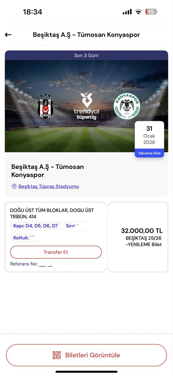 eeeemreee1903's tweet photo. Beşiktaş - Konyaspor maçına 1 adet Doğu Üstten ( Kapalı Tribün ) bilet mevcuttur gişe altına verilecektir. https://t.co/XCzmMon2Tq