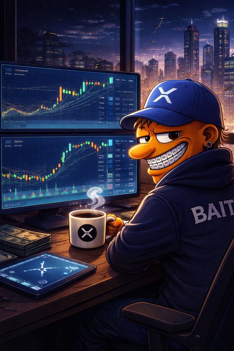 CT sleeping 😴
XRP building 🏗️
BAIT loading… 🎣

While they scroll, we stack.
While they fade, we build.

Early isn’t loud. It’s patient.
Stay sharp. Stay calm. Stay BAITED.

#XRP #BAIT #XRPL #BuildSeason