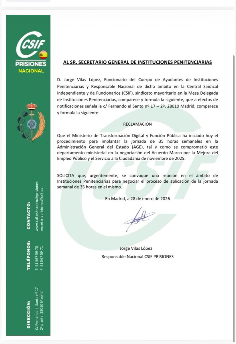 CSIF PRISIONES (@csifprisiones) on Twitter photo 