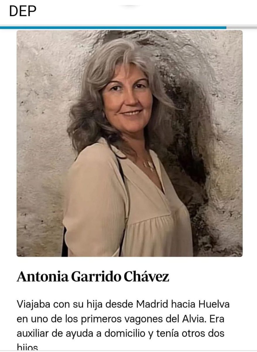 Queremos despedir a nuestra compañera, fallecida en el #accidente de tren de #Adamuz. 
Trabajadora del #SADENLUCHA. Sector que defiende la dignidad mientras somos subcontratadas. 
Pensamos que la culpa del desastre es la externalización de la seguridad y mantenimiento de vías🤕