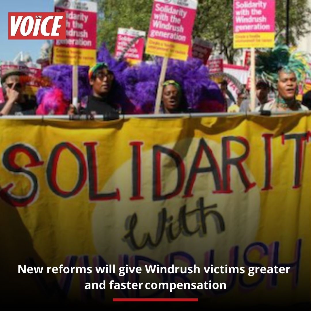 New reforms will give Windrush victims greater and faster compensation

Windrush victims can now receive up to three-quarters of their expected final award while their review is being completed.

By <a href="/S_Fleary1/">Sinai Fleary 🇬🇩🇻🇨</a> 

voice-online.co.uk/news/uk-news/2…