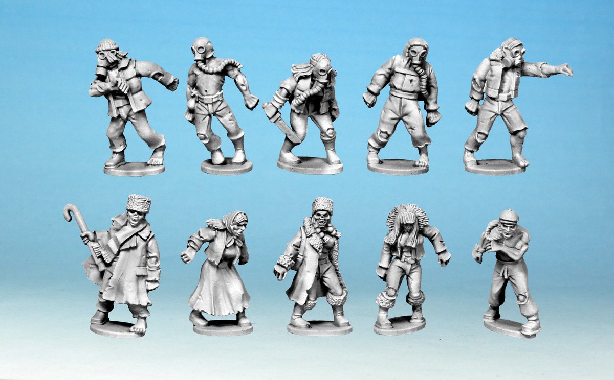 NorthStarFigs's tweet image. Darkzone.
20mm metal figures from Mace Face Miniatures. 
For Zona Alpha, Gaslands, STALKER, Post Apocalypse games.
#northstarfigs #macefaceminiatures #wargames
northstarfigures.com/list.php?man=3…