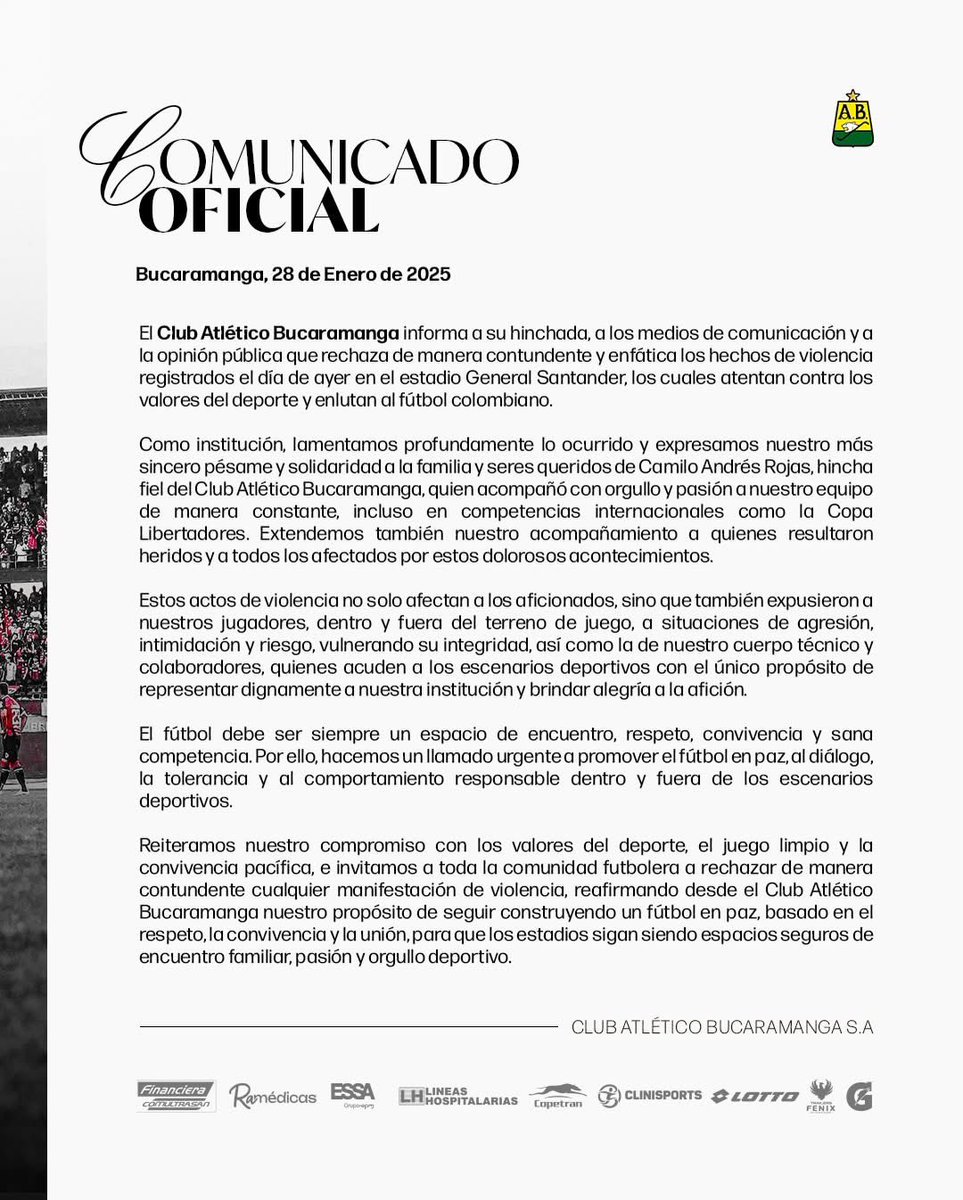 Comunicado de prensa con los hechos de violencia en #cucuta