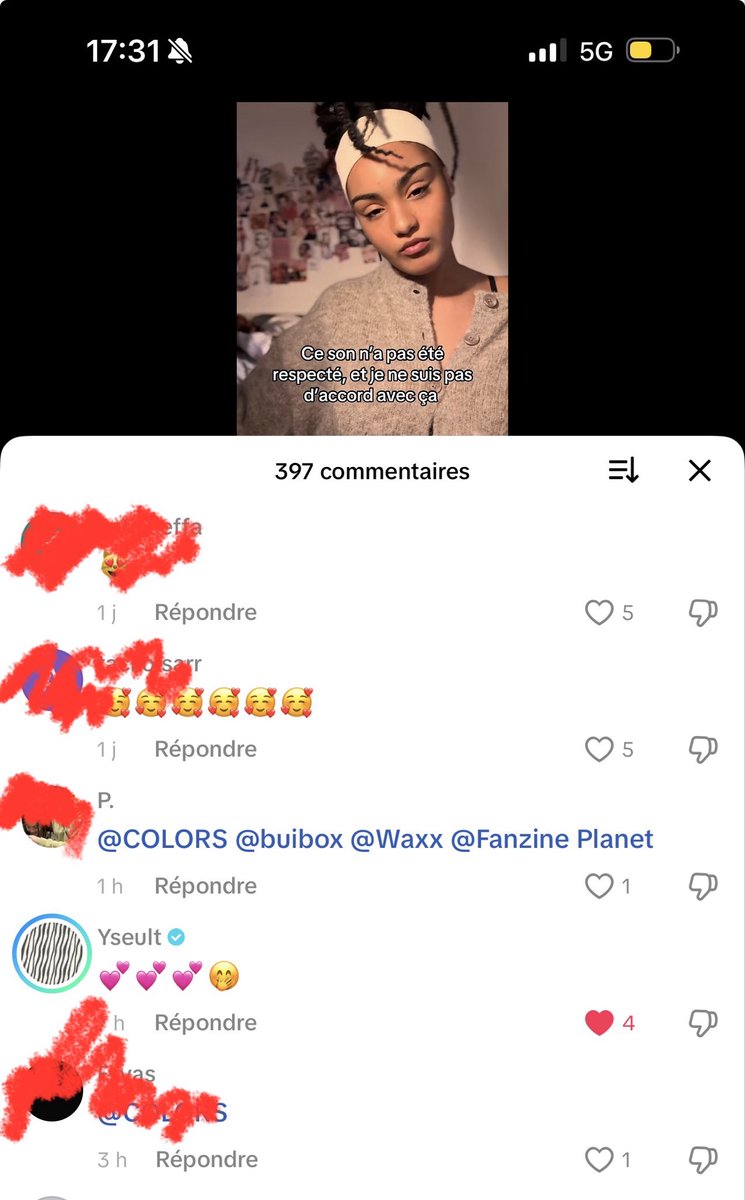 Yseult qui commente le dernier TikTok de Candice 😮🤩