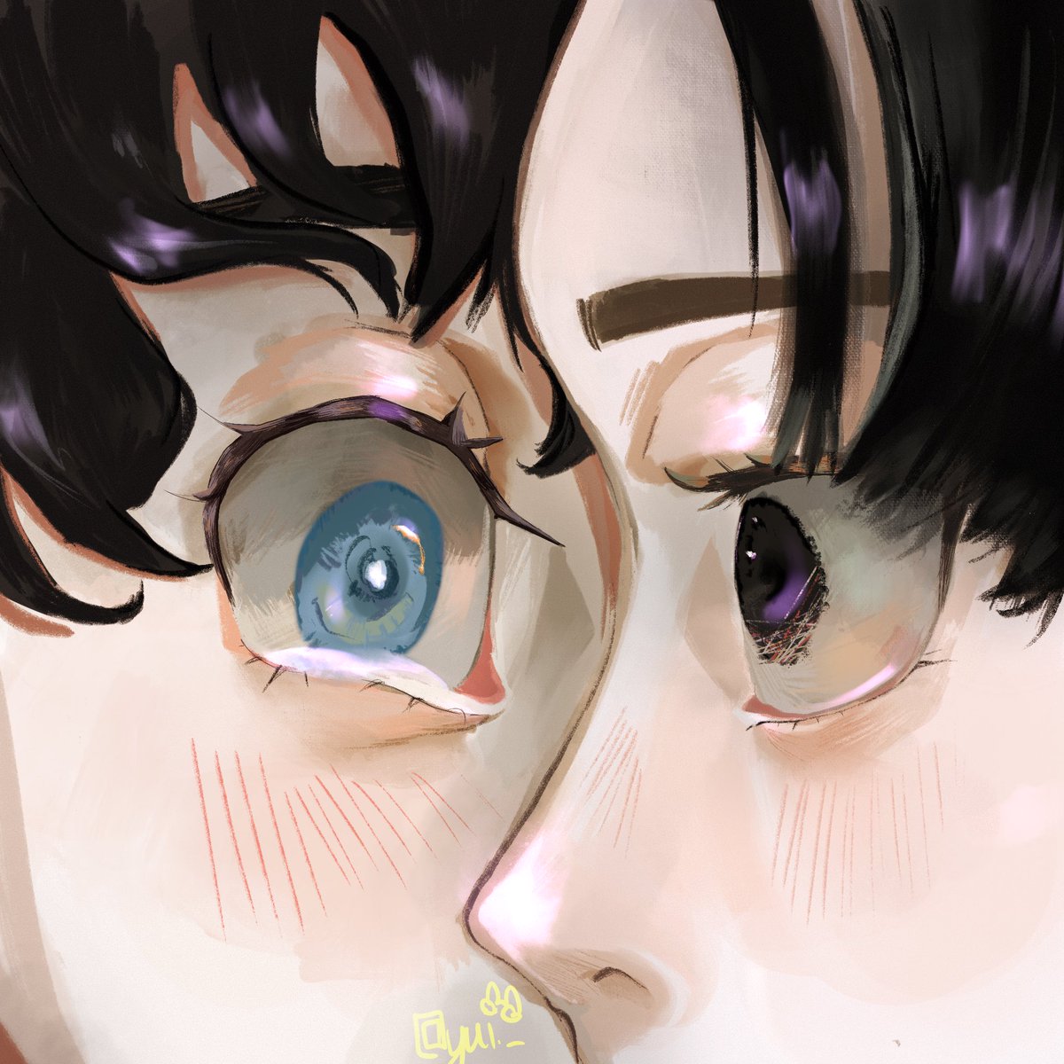 hlgzzMoonW's tweet image. マイ武　瞳.
#マイ武 #mitake #maitake #art #Procreate