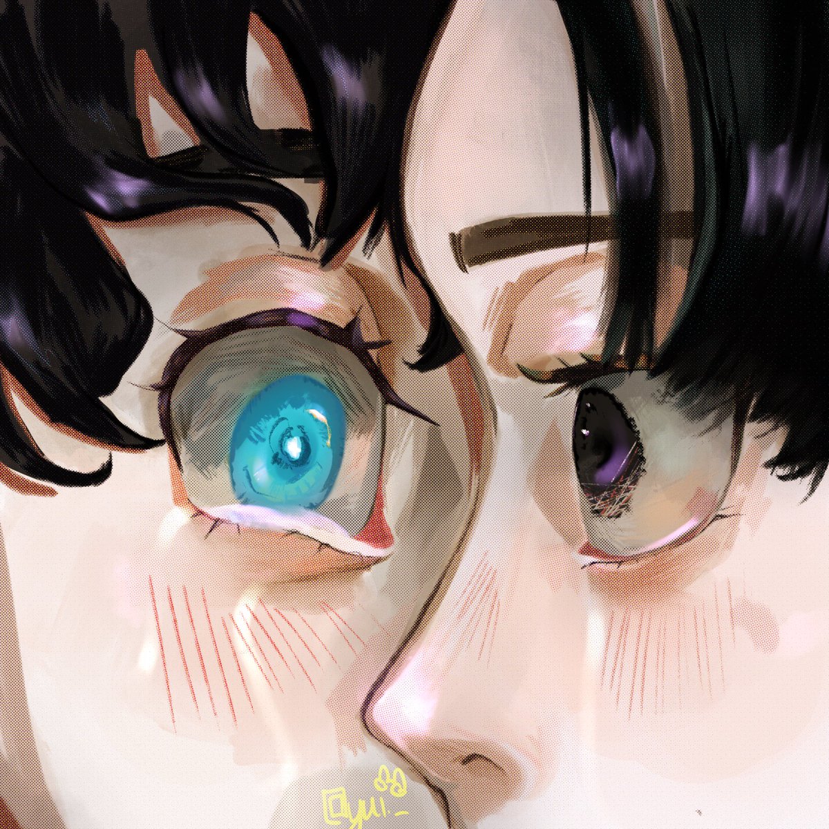 hlgzzMoonW's tweet image. マイ武　瞳.
#マイ武 #mitake #maitake #art #Procreate