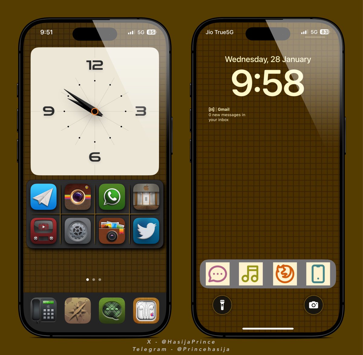 Timeless Brown🦁

Icons - <a href="/DahlinKawika/">Kawika Dahlin</a> 
Widget - <a href="/tweetbylokki/">Lokki</a> 
Wallpapers is custom made.

Classy Always!🦾