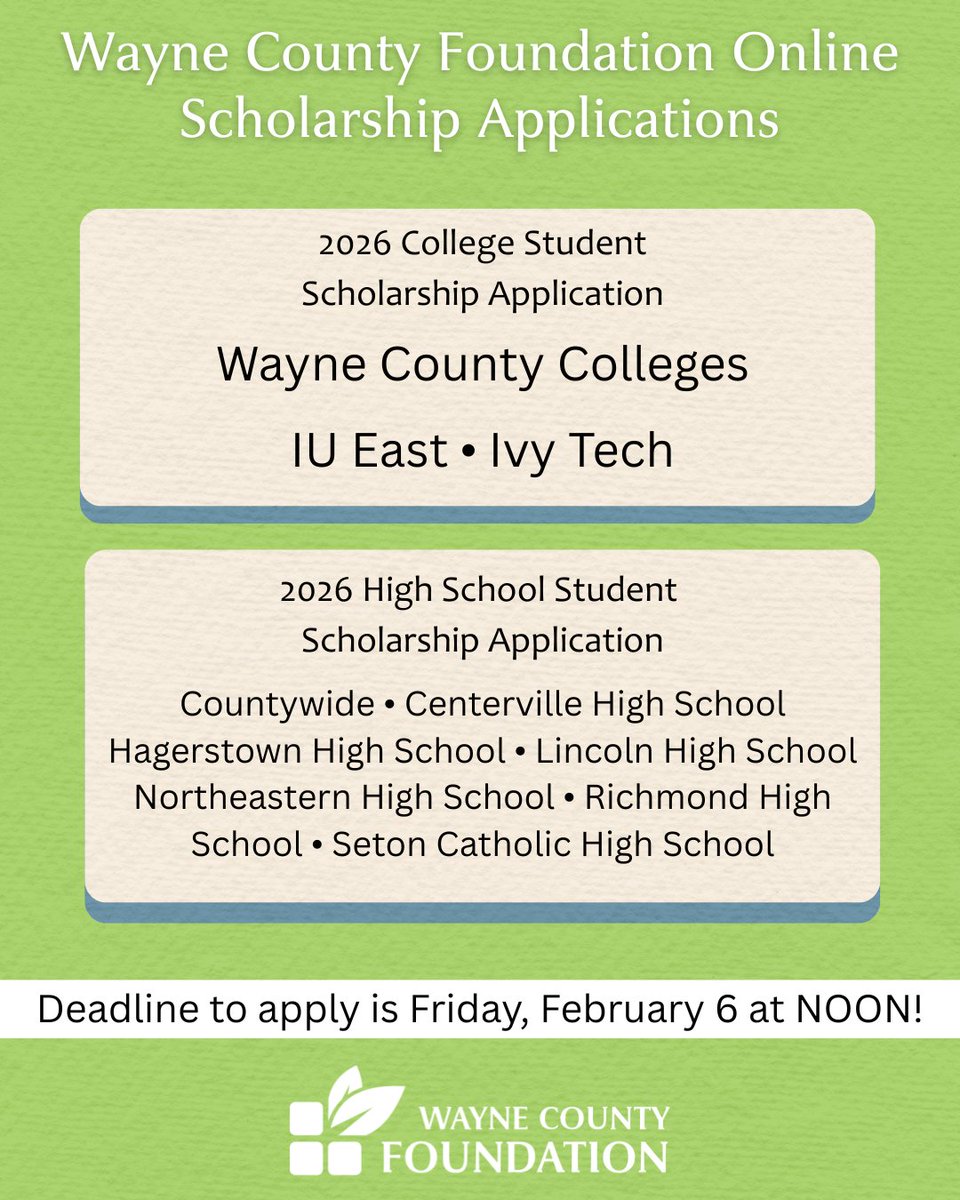 Wayne County Foundation tweet media