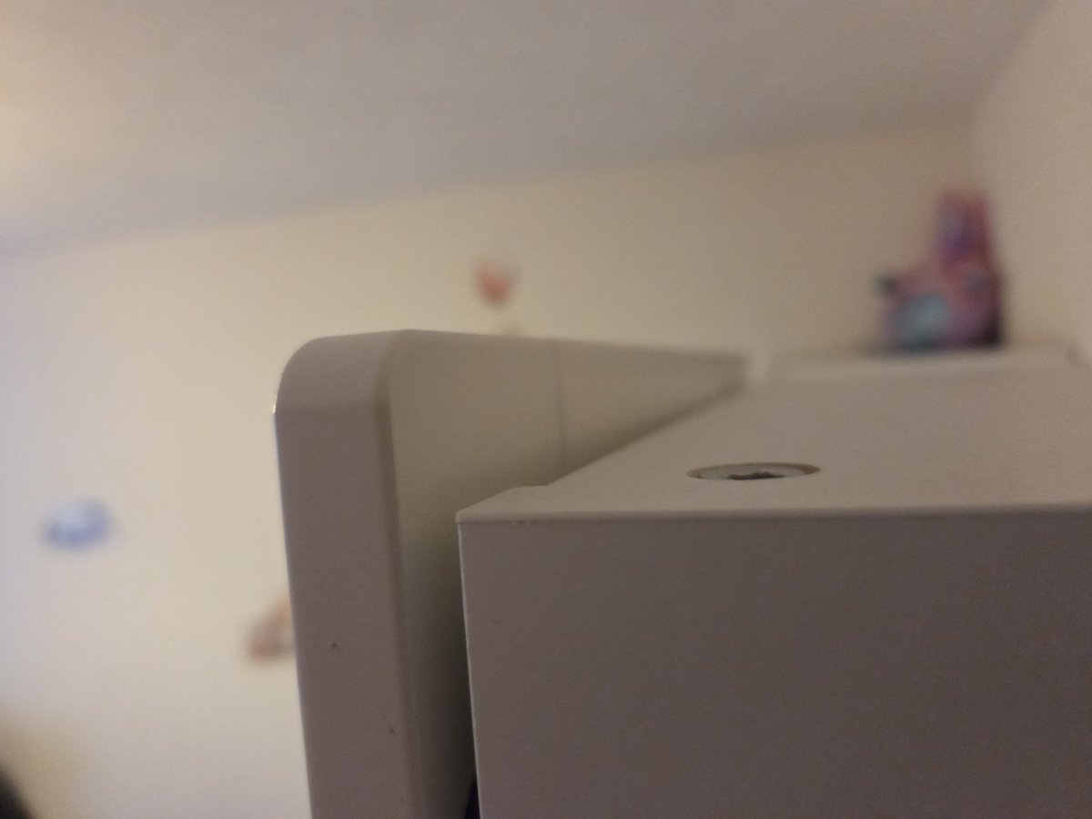 James_Proctor87's tweet photo. @IKEAUK followed instruction given and door sits higher as pictured, looked for email to mail on website, no joy, all customer services left with chatbot to deal with, first purchase expected better https://t.co/nEO9rjjkor