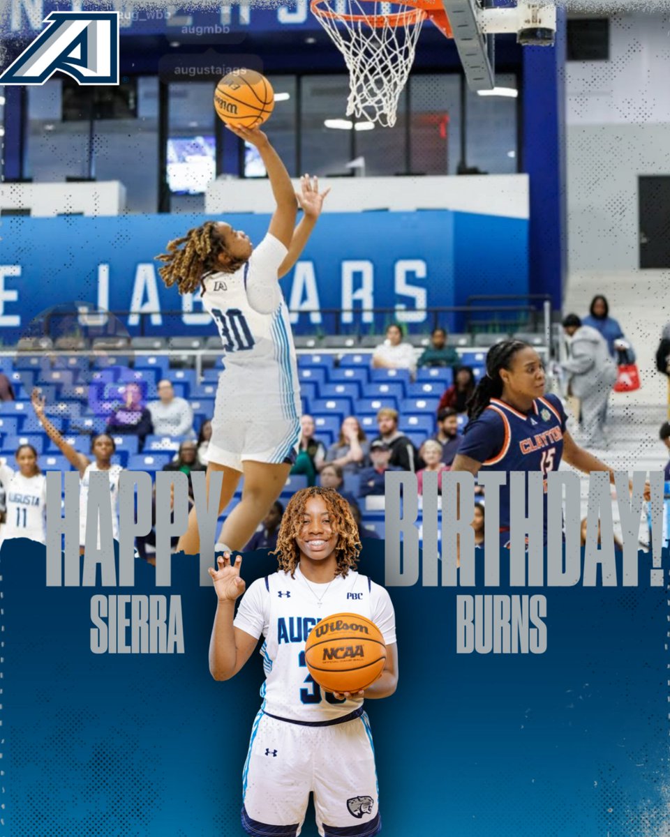 AUG_WBB's tweet photo. Augusta family, join us in wishing Sierra Burns a very Happy Birthday https://t.co/loYOdXlT9T