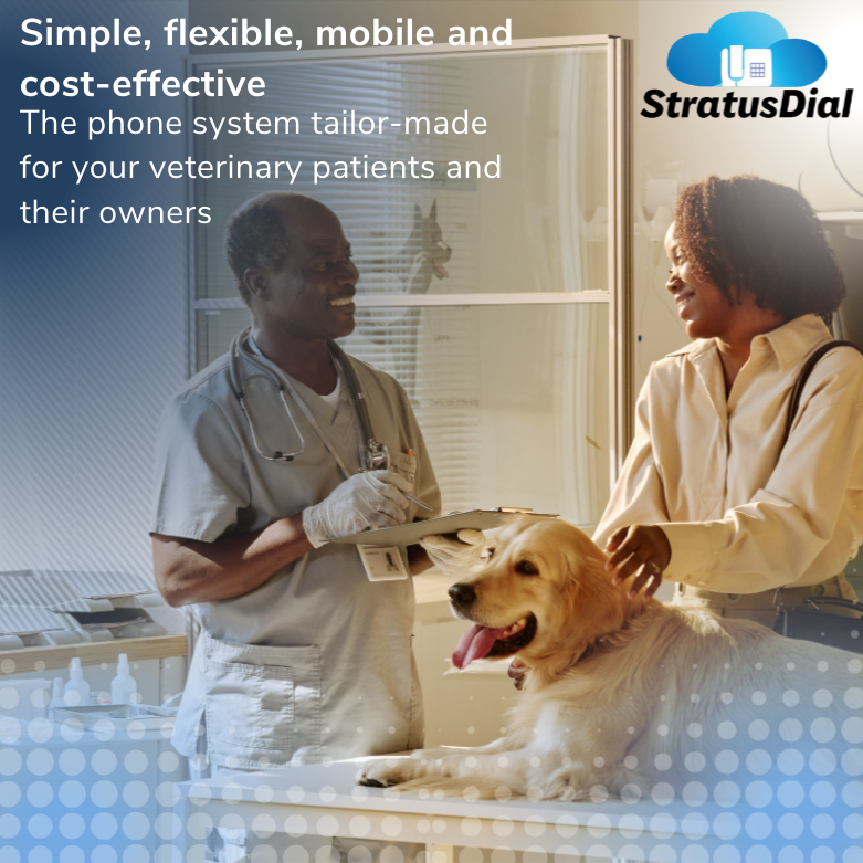 StratusDial's tweet photo. Simple, flexible, mobile, and cost-effective, the phone system tailor-made for your veterinary patients and their people. 🐾💙

Contact StratusDial today at 804-404-9000!

#veterinaryclinic #vetlife #veterinarycare #petcare #animalcare #clinicmanagement #StratusDial https://t.co/xYX3RWLaHw