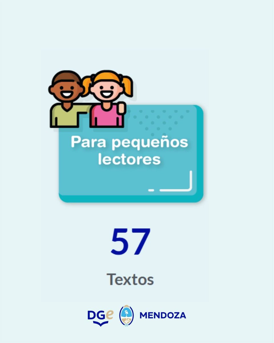 Vacaciones, tiempo libre y una buena historia 📖👌

Desde la Biblioteca Digital de la #DGE, pequeños y grandes lectores pueden acceder a libros gratuitos para leer cuando y donde quieran.

La lectura acompaña todo el año!

📚 Descargalos en mendoza.edu.ar/leamos-juntos/