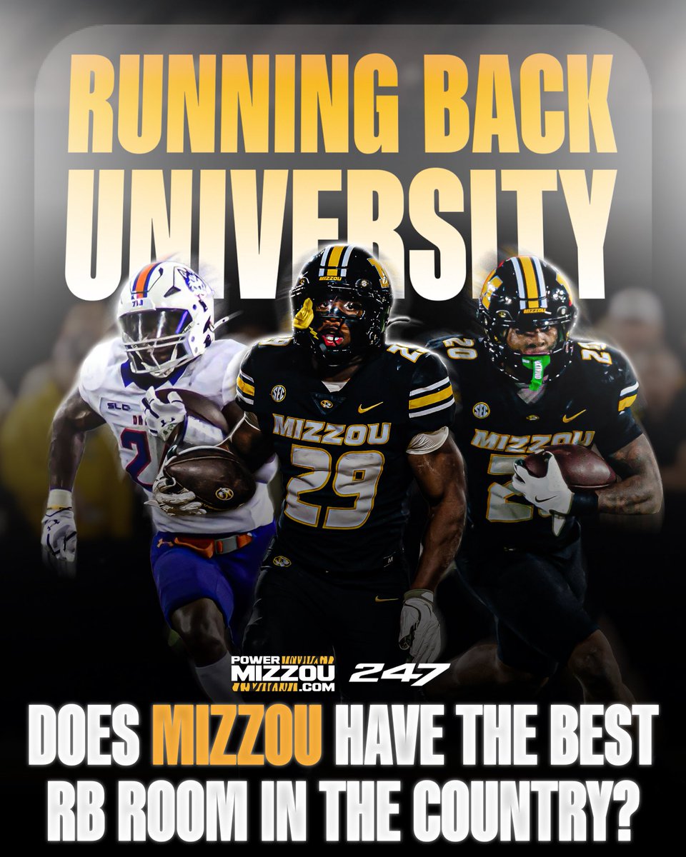 PowerMizzoucom's tweet image. #Mizzou retained Ahmad Hardy and Jamal Roberts while adding FCS Freshman All-American Xai’Shaun Edwards 🔥

Is this the best RB room in the country? 🤔

Read our take at the link below ⬇️ 

247sports.com/college/missou…