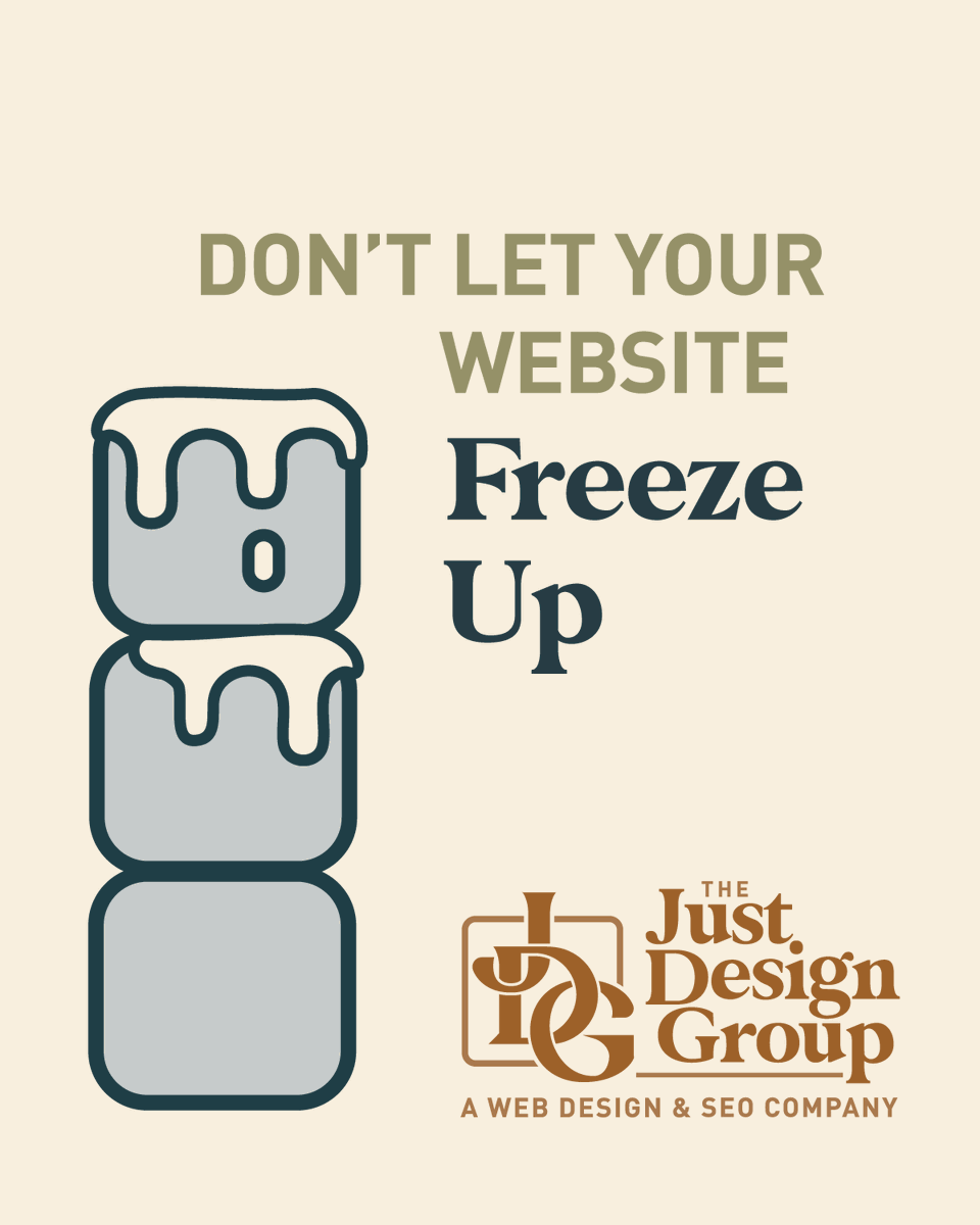 TheJustDesignGr's tweet photo. If your website isn’t made properly, it can have long loading times and a glitchy interface. Don’t let your website freeze up, call the Just Design Group today and let us keep your website running smoothly.

Give us a call or visit https://t.co/hp6MaY04KR to get started. https://t.co/zZlTTVboOg