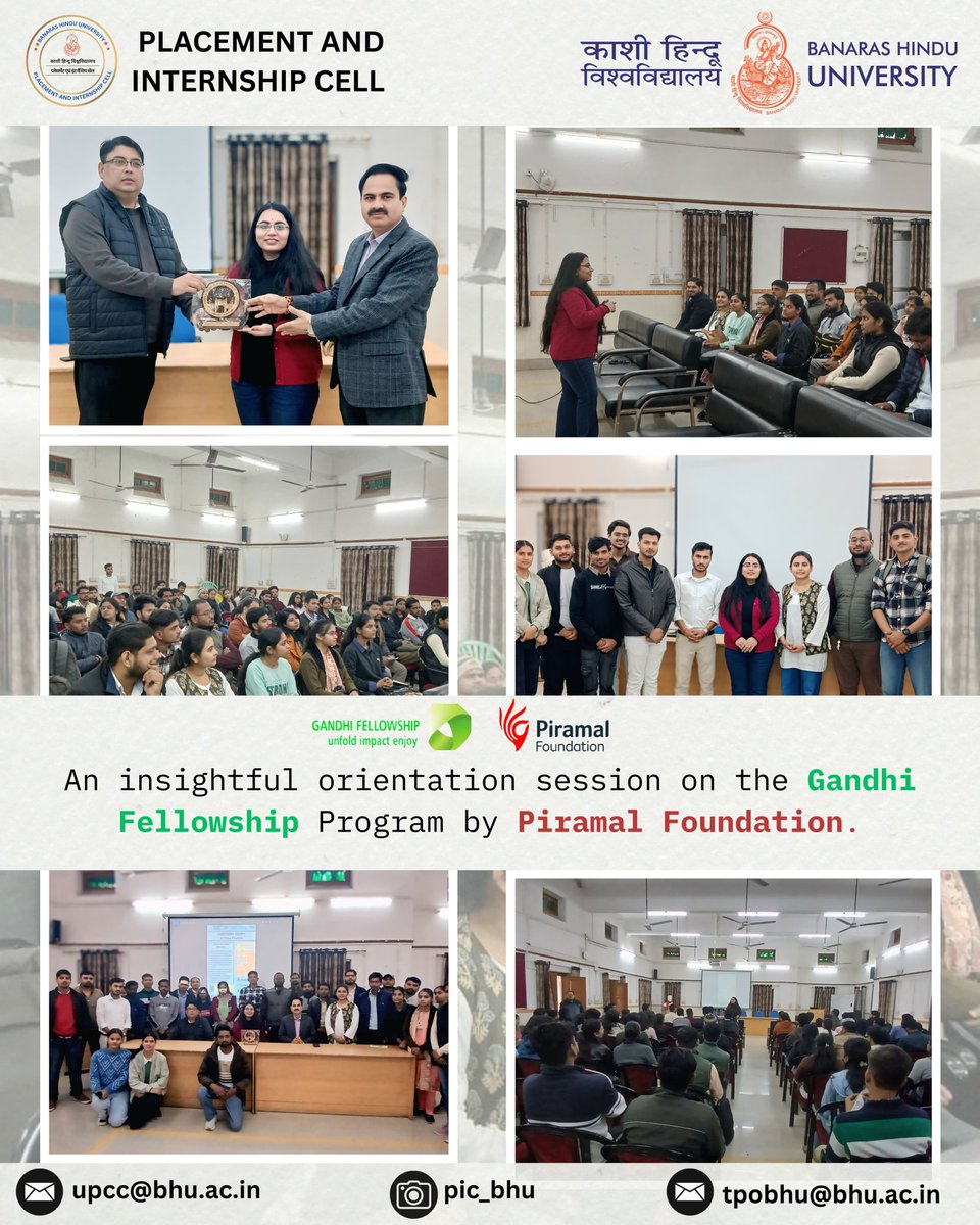Placement and Internship Cell, BHU tweet media
