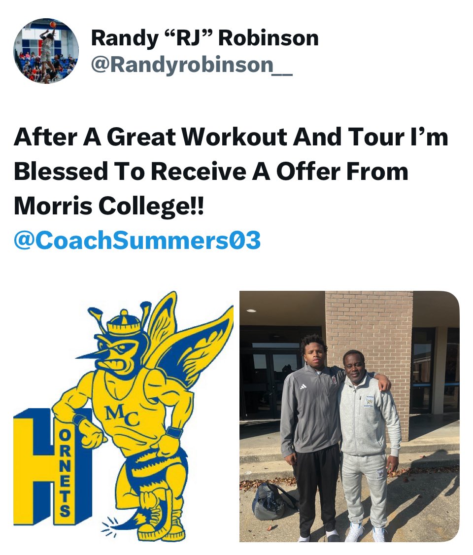 Randy “RJ” Robinson tweet media