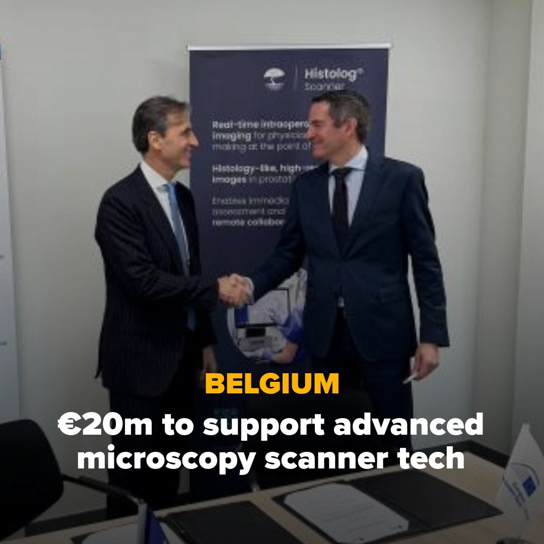 🇧🇪🇪🇺We’re providing €20 million to <a href="/samantree/">SamanTree Medical SA</a> to develop microscopy scanners for rapid, real-time imaging of tissue during surgery, notably for breast cancer.

This financing will speed up Histolog® Scanner development and commercialisation.
👉go.eib.org/Samantree_EIB
#InvestEU
