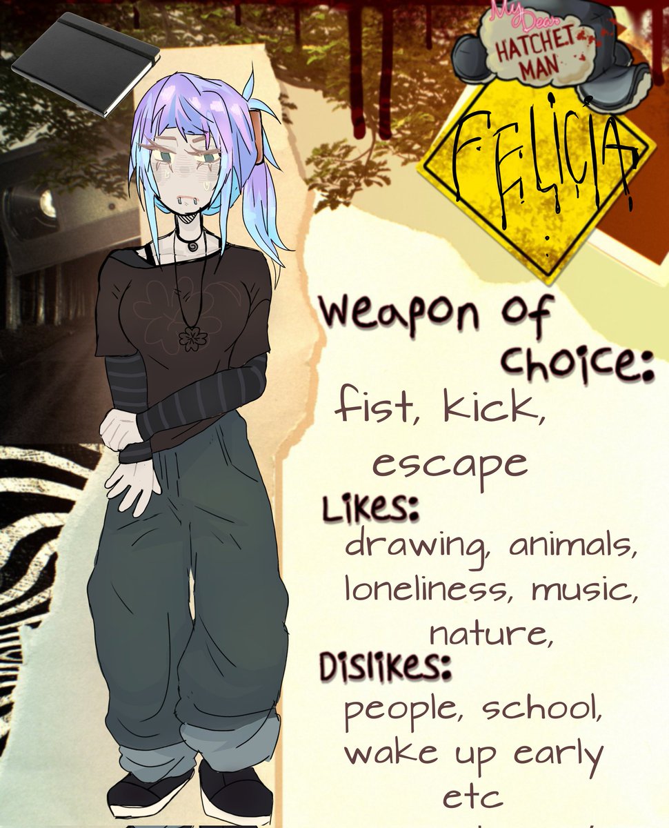 miji1v's tweet photo. My #MHDM mc🥹🥹 (I tried to draw in the style of this game, so this is what it looks like for now..) #MyDearHatchetMan #alanorion #fypviraltwitter https://t.co/13xNFjKpFW