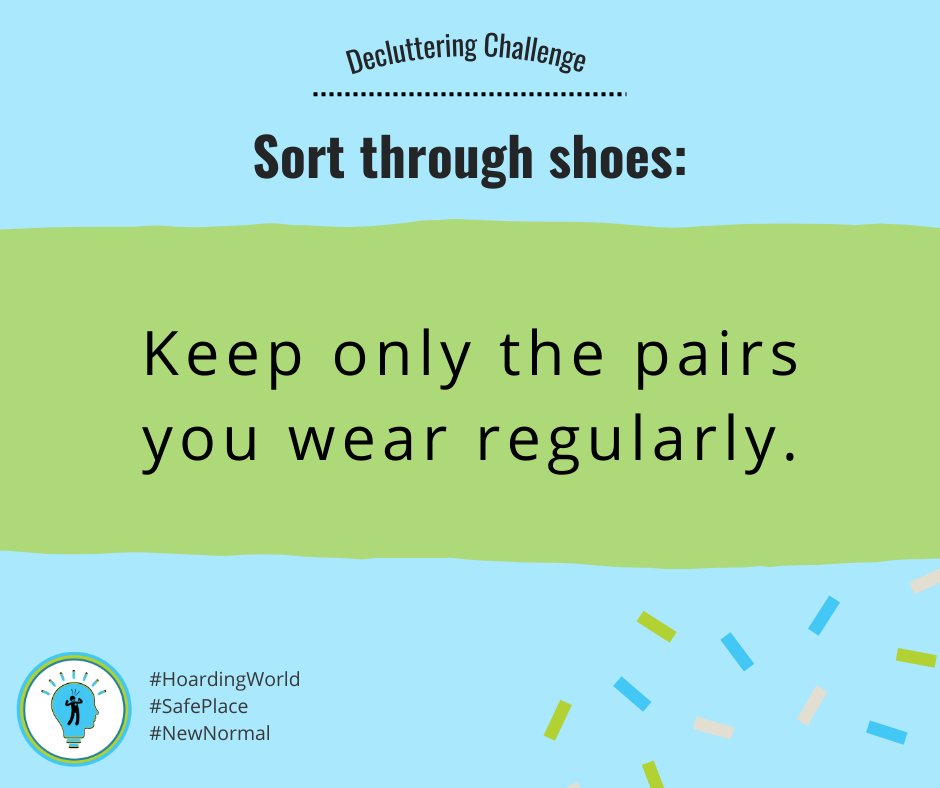 Decluttering Challenge – Today’s Focus: Shoes! 👟👠
Open your closet and be honest. Keep only the pairs you actually wear.
If they don’t fit, hurt, or haven’t seen daylight in a year… It’s time to let them go.
#OrganizeYourLife #HoardingWorld #AskAngelaBrown