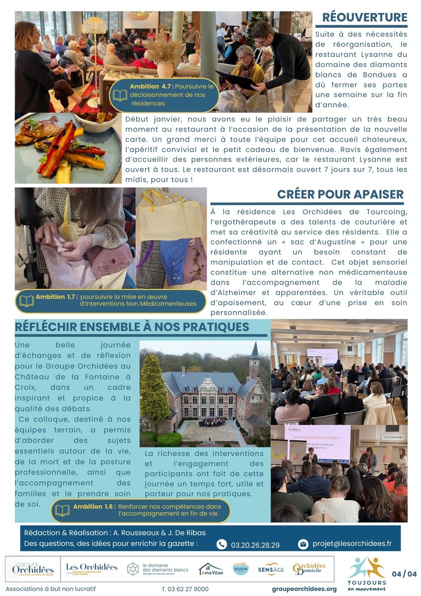 L’édition de Janvier 2026 de la newsletter du Groupe Orchidées « Toujours en mouvement ». 😄
Son objectif est d’illustrer chaque mois la mise en œuvre de notre nouveau projet associatif 2025-2030 

#groupeorchidees #ToujoursEnMouvement