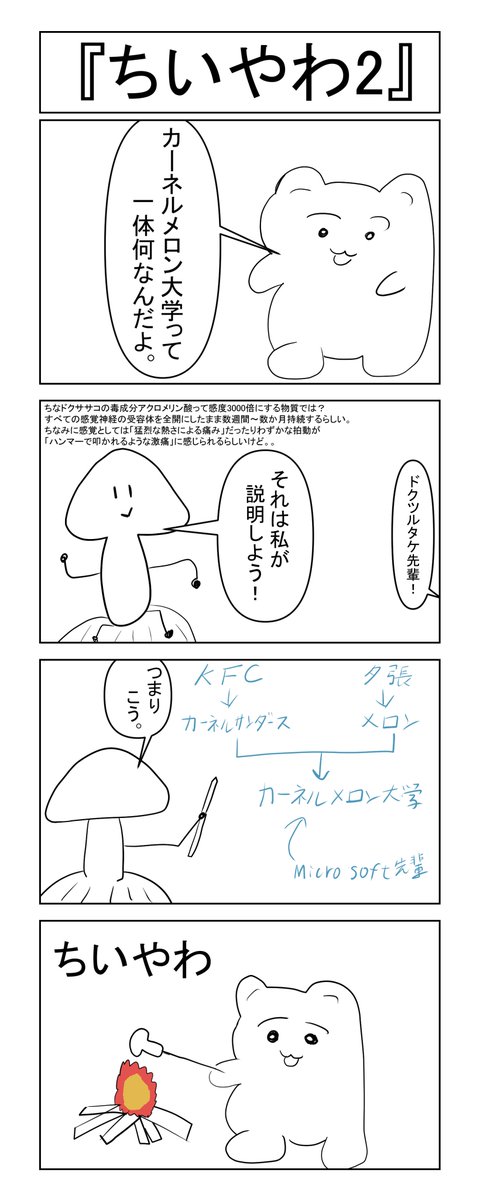 100だみ134日目
「ちいやわ」第二話