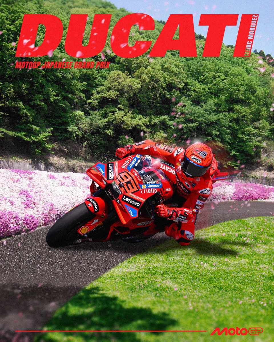 Ducati Japan Grand Prix Poster #MotoGP #ducati