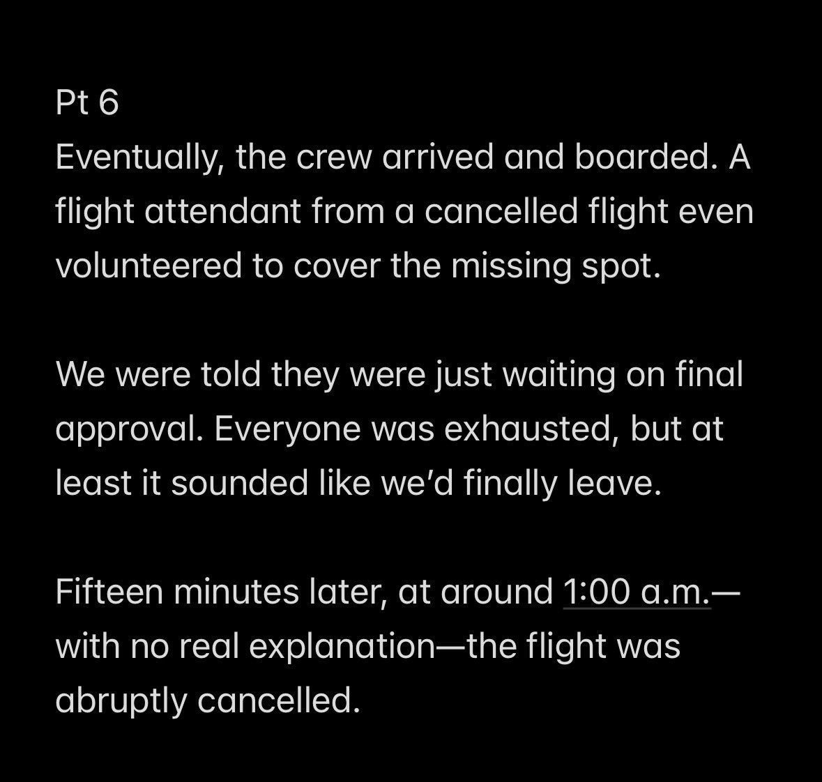 mr_cco's tweet photo. @SweeneyABC The lies to escape accountability. I spent 30+ hrs at DFW, bouncing between terminals, stuck in lines, on hold, or trapped on hot planes that never departed - I was repeatedly told it was “weather” when the real, repeated issue was chronic understaffing, poor planning, &amp; mismgmt https://t.co/ZXOSv59taN