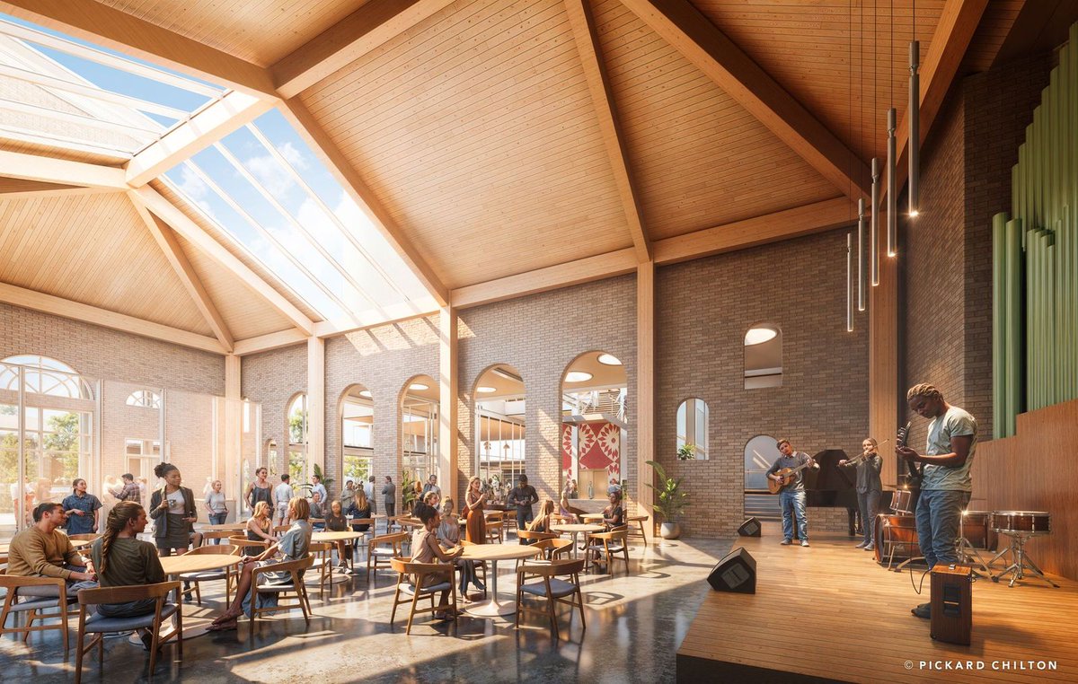 JoeBrunoWSOC9's tweet image. The Levine Museum of the New South is heading to South End. The museum announced today it is planning to acquire 1800 South Blvd at the corner of East and South. The new campus will be 10,000 square feet. The museum was in Uptown from 2001-2022.

Renderings- Pickard Chilton