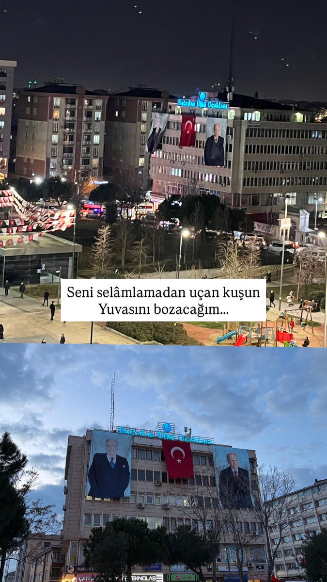 Seni selâmlamadan uçan kuşun
Yuvasını bozacağım…

#BağcılarÜlküOcakları
#Bağcılar