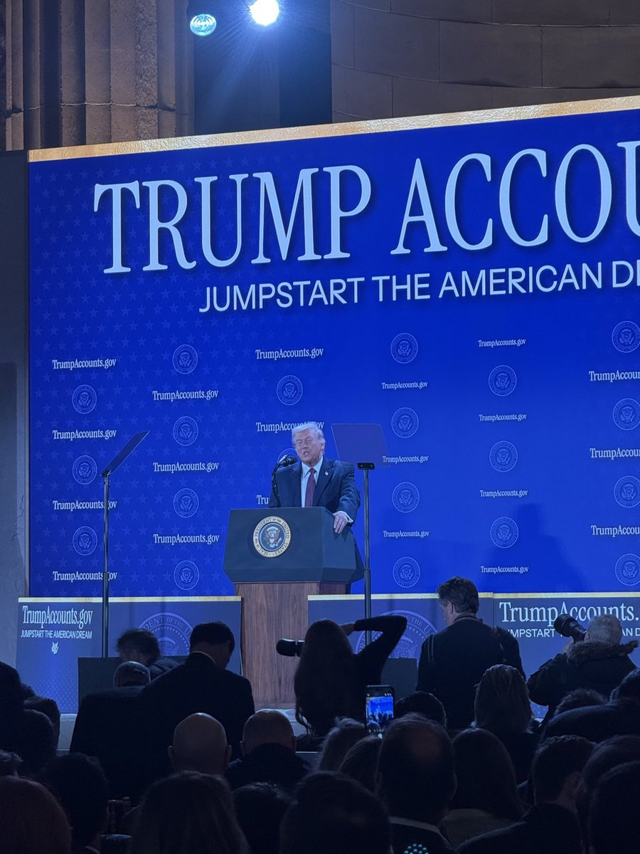 KeithGross's tweet image. Proud to be here at the launch of President Trump’s pro-family initiative, @TrumpAccounts 

Trump Accounts will encourage financial literacy — and help them understand how capitalism is the antidote to socialism.
