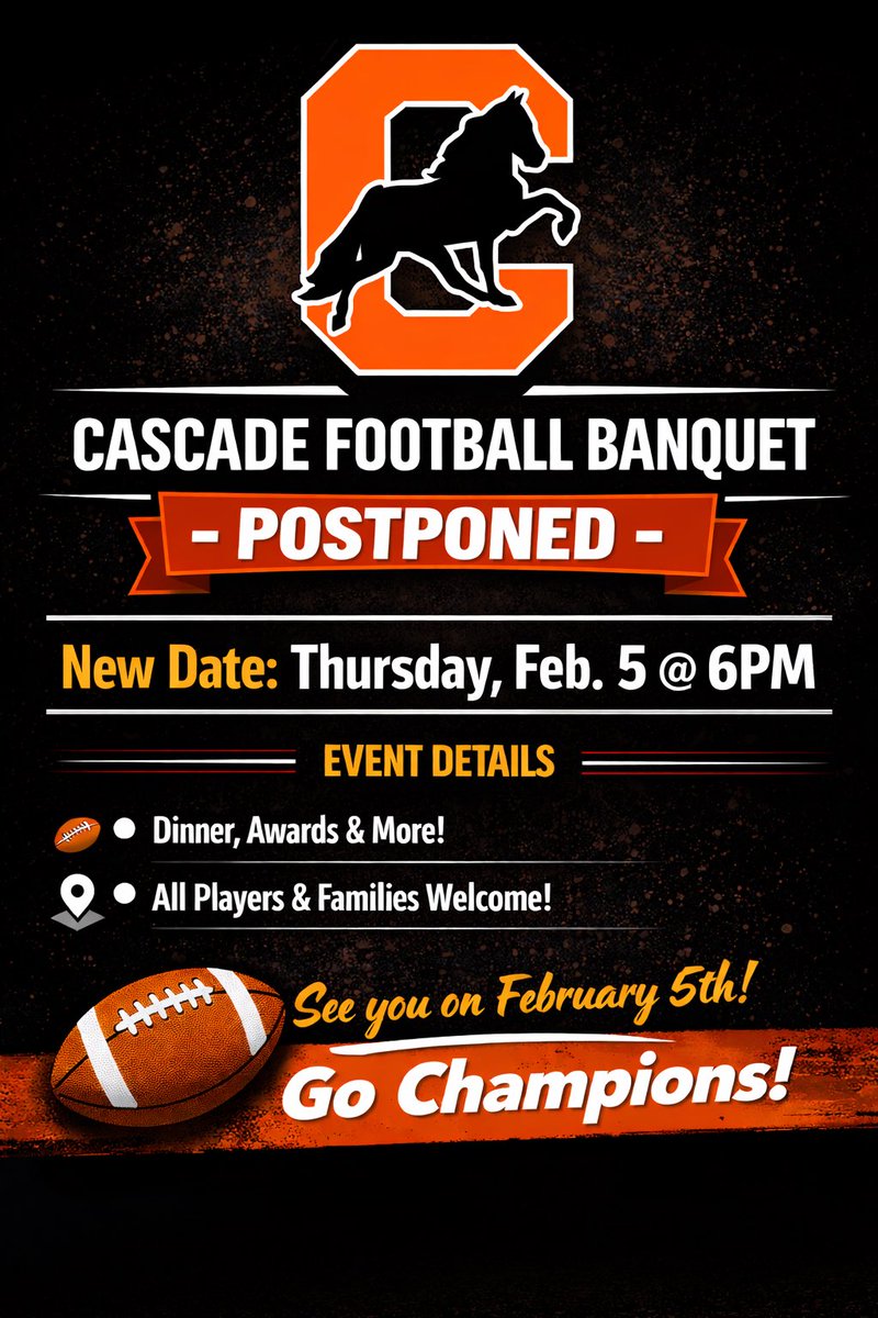 Cascade Champions Football tweet media