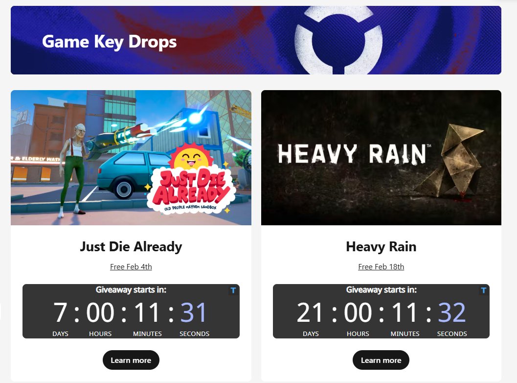 Wario64's tweet image. Heavy Rain (Steam) will be free via Lenovo on Feb 18th giveaway gaming.lenovo.com/game-key-drops