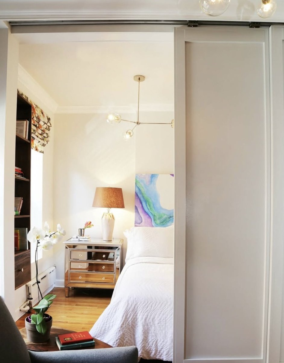 More flexibility, less footprint.
 Sliding multi-pass door hardware is a smart way to create privacy in small spaces.
#MultiPassDoors #SlidingDoorHardware #StudioSolutions