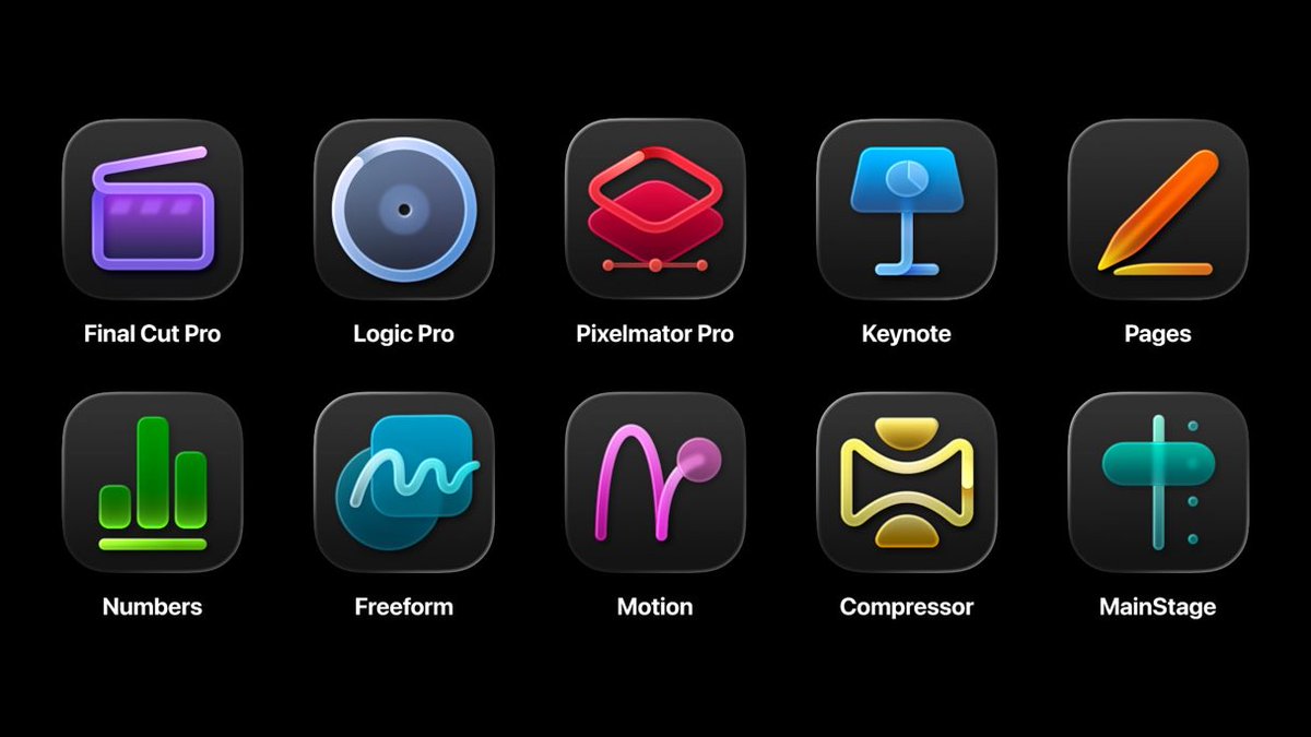Not a fan of these icons for the Apple Creator Studio apps. I can’t relate it to any OS and the icon themes they have going on now.