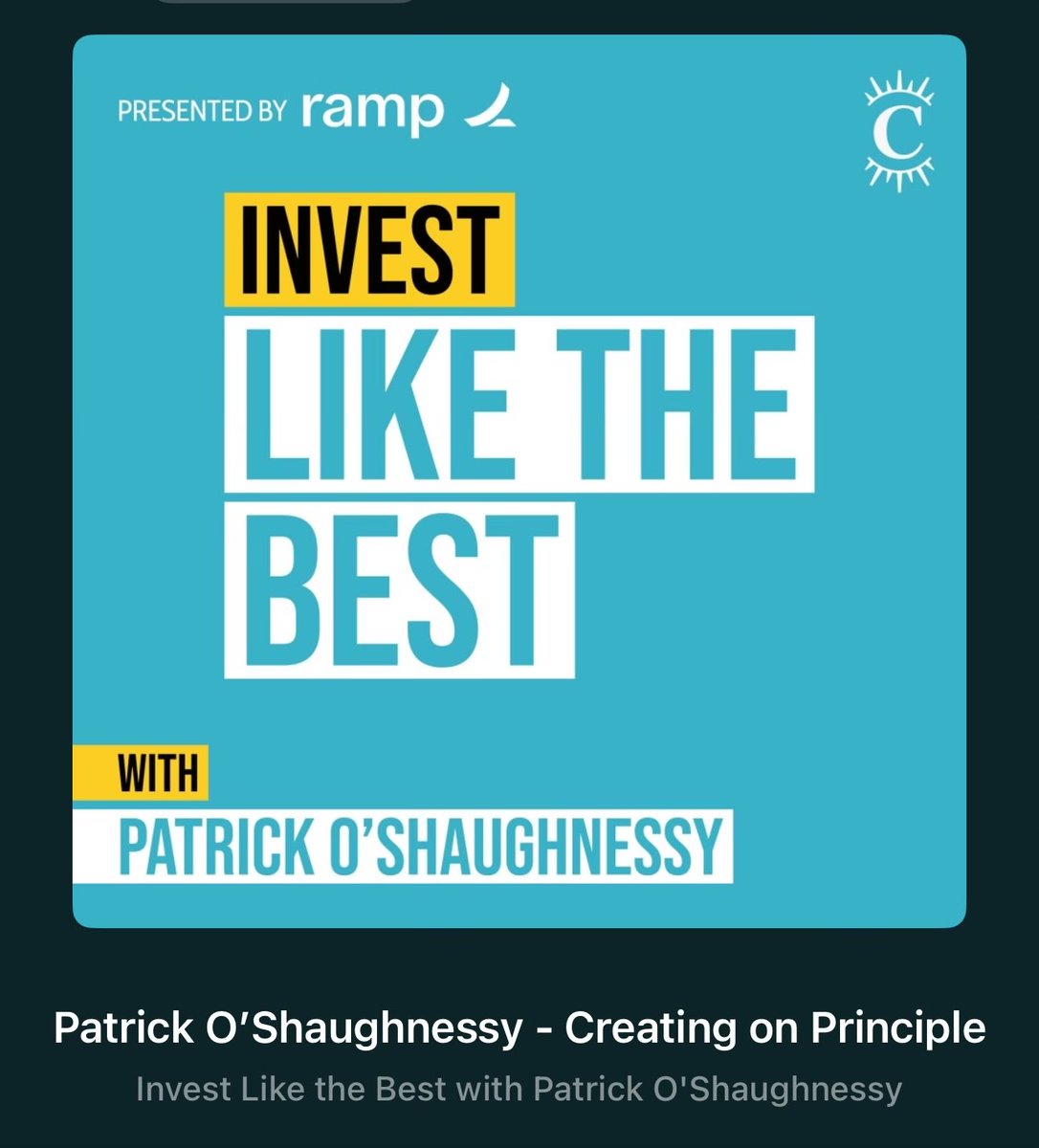 “Whole lives are downstream of simple, quick acts of kindness.”

Beautiful line from a beautiful story <a href="/InvestLikeBest/">Invest Like the Best</a>