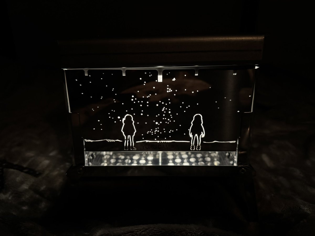 ゆるキャン10th展 買っちった(๑˃̵ᴗ˂̵) メタル賽銭箱ことB6くんのゆる