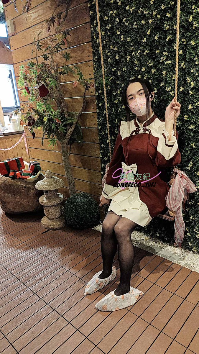 這裡好多貓咪喔٩(๑´3｀๑)۶
開開心心出門去～
#偽娘 #伪娘 #男の娘 #crossdresser