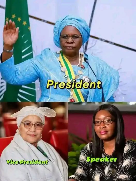AfricaFirsts's tweet photo. Namibia 🇳🇦 is the only country in the world with a female President, Vice President, and Speaker of the National Assembly. https://t.co/ulJqidAuun