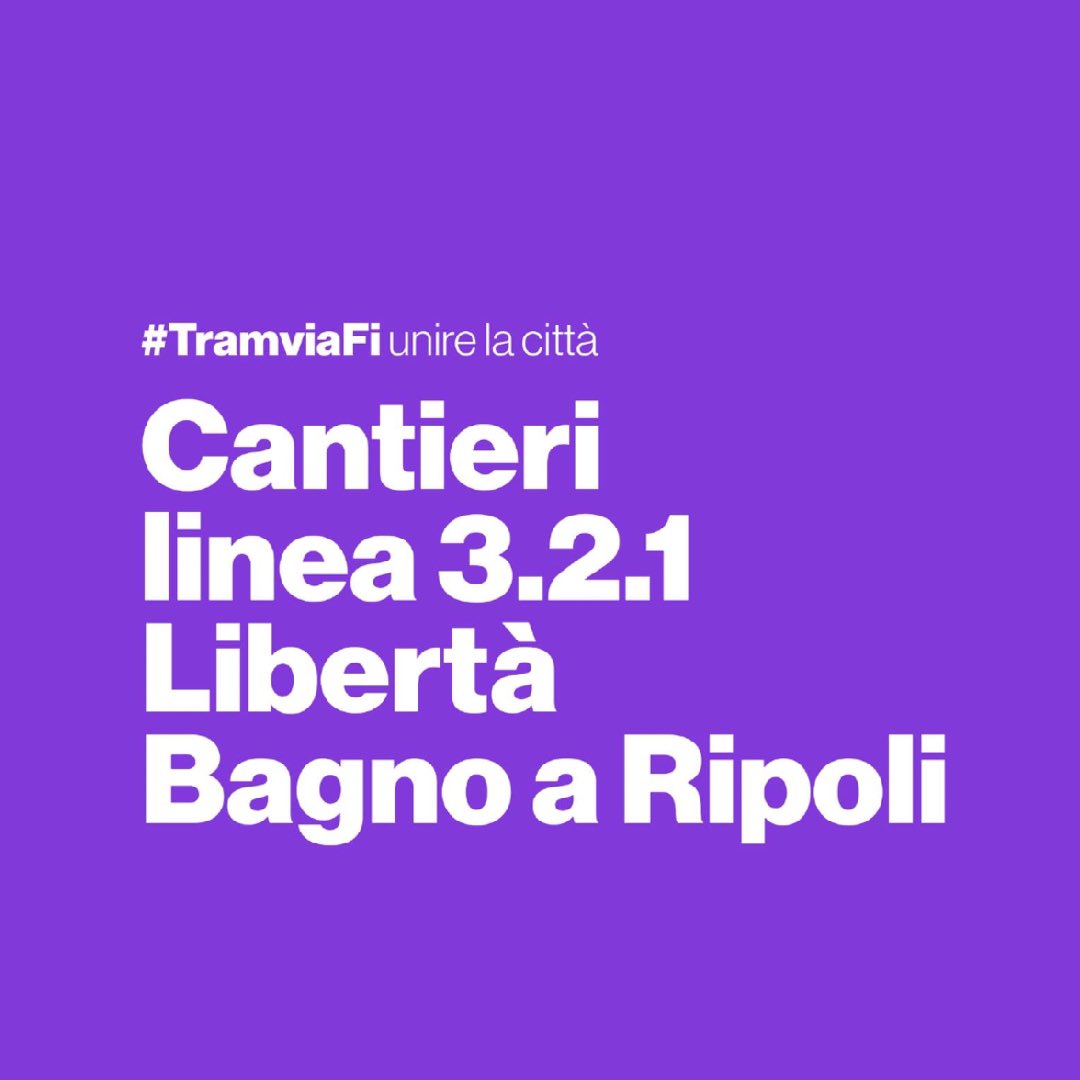 comunefi's tweet photo. ➡ Linea 3 Tramvia, Libertà - Bagno a Ripoli. Proseguono i lavori per la realizzazione.
☑️ Via del Bandino chiusa da via Datini a viale Giannotti fino al 4 febbraio.
👉 Consulta la mappa dei cantieri in tempo reale:
https://t.co/hCcwEgwtBq
#TramviaFi #Tramvia #Firenze https://t.co/P0brRWJSwJ