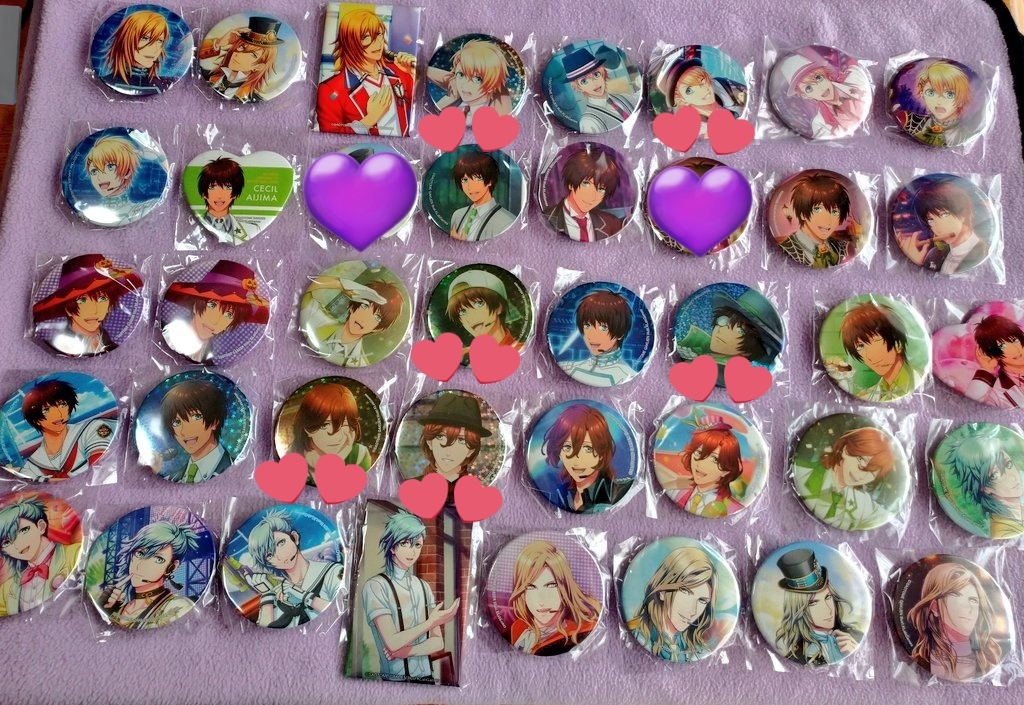 1 うたプリ シャニライ 缶バッジ 譲渡 交換 譲→音也、真斗、那月