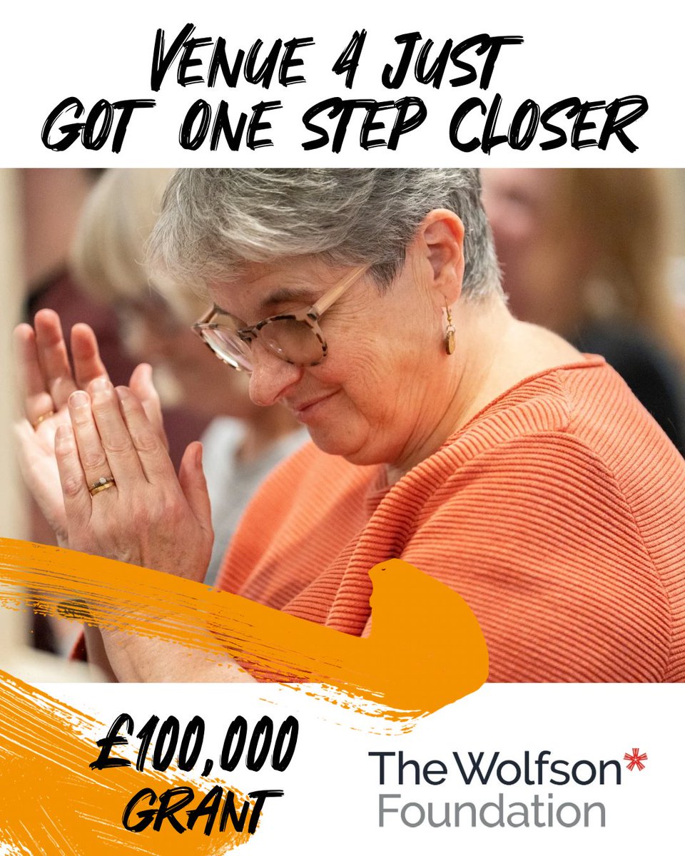 🎭 Today, the Wolfson Foundation announced a grant of £100,000 for Venue 4.

So many local community projects need investment – it can be hard to know what to prioritise next. We were thrilled to receive confirmation today that <a href="/wolfsonfdn/">Wolfson Foundation</a> have chosen to support Venue 4 (cont..)