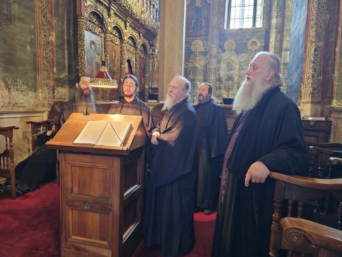 DecaniMonastery's tweet photo. Yesterday, at Visoki Dečani Monastery, we liturgically celebrated the Feast of Saint Sava, together with the name day of our Abbot, Father Sava, in a spirit of prayerful joy and thanksgiving.
#DecaniMonastery #SerbianOrthodoxChurch #Kosovo https://t.co/e1xo4dC8CU